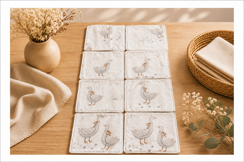 8 lingettes lavables