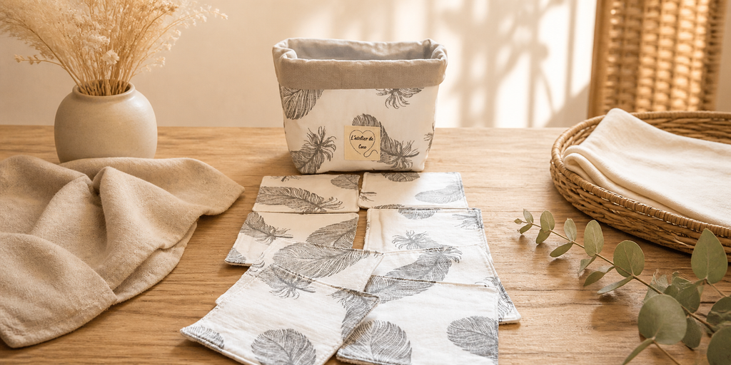 Panière + 8 lingettes